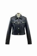 Giubbotto in Ecopelle Donna – Giacca Biker Moderna, Vestibilità Slim, Stile Casual Elegante