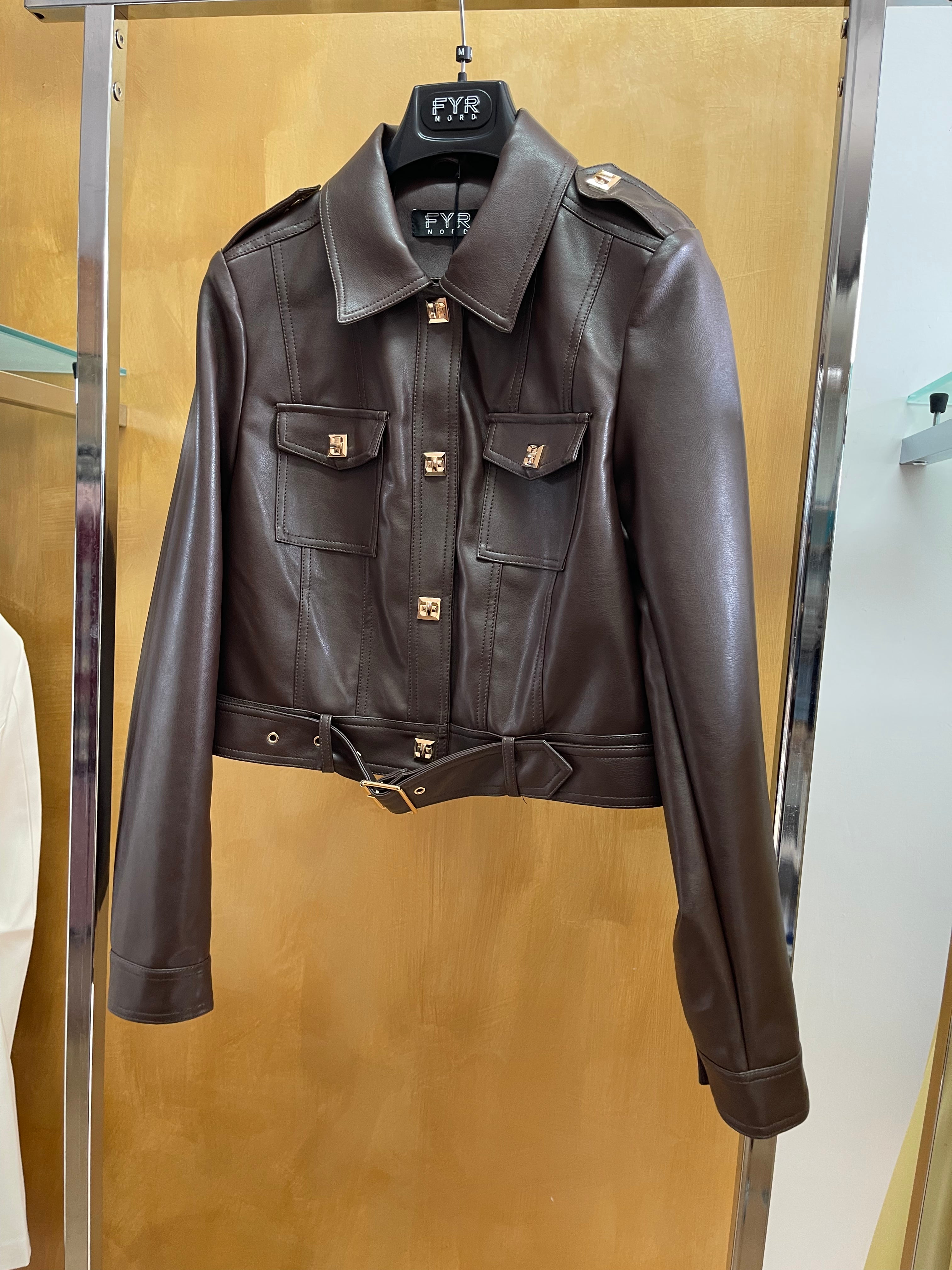 Giubbotto in Ecopelle Donna – Giacca Biker Moderna, Vestibilità Slim, Stile Casual Elegante