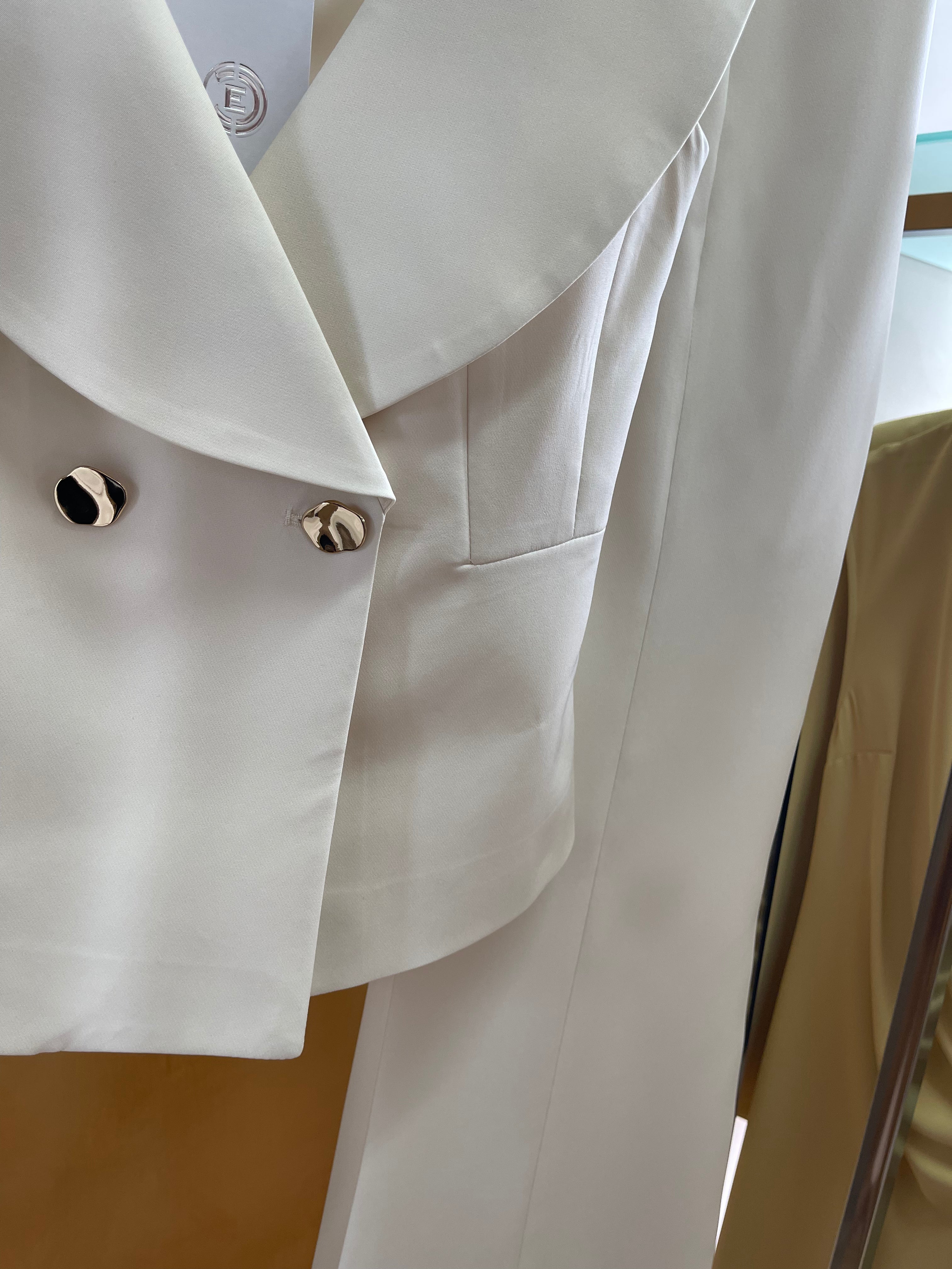 Tailleur Donna Giromanica Elegante – Completo con Gilet e Pantalone, Vestibilità Moderna