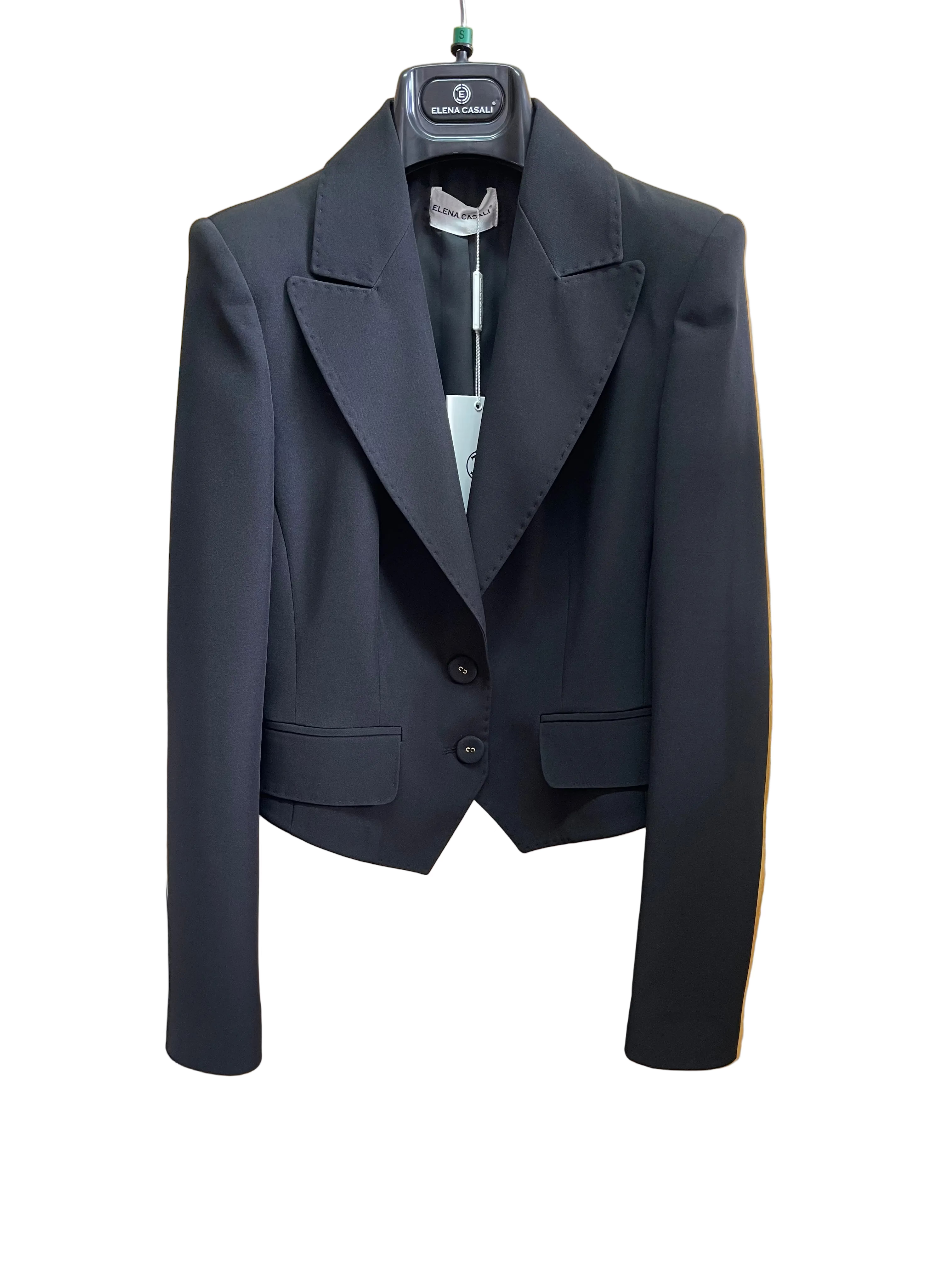 Tailleur con Giacca Corta e Pantaloni Palazzo – Completo Elegante Donna Moderno
