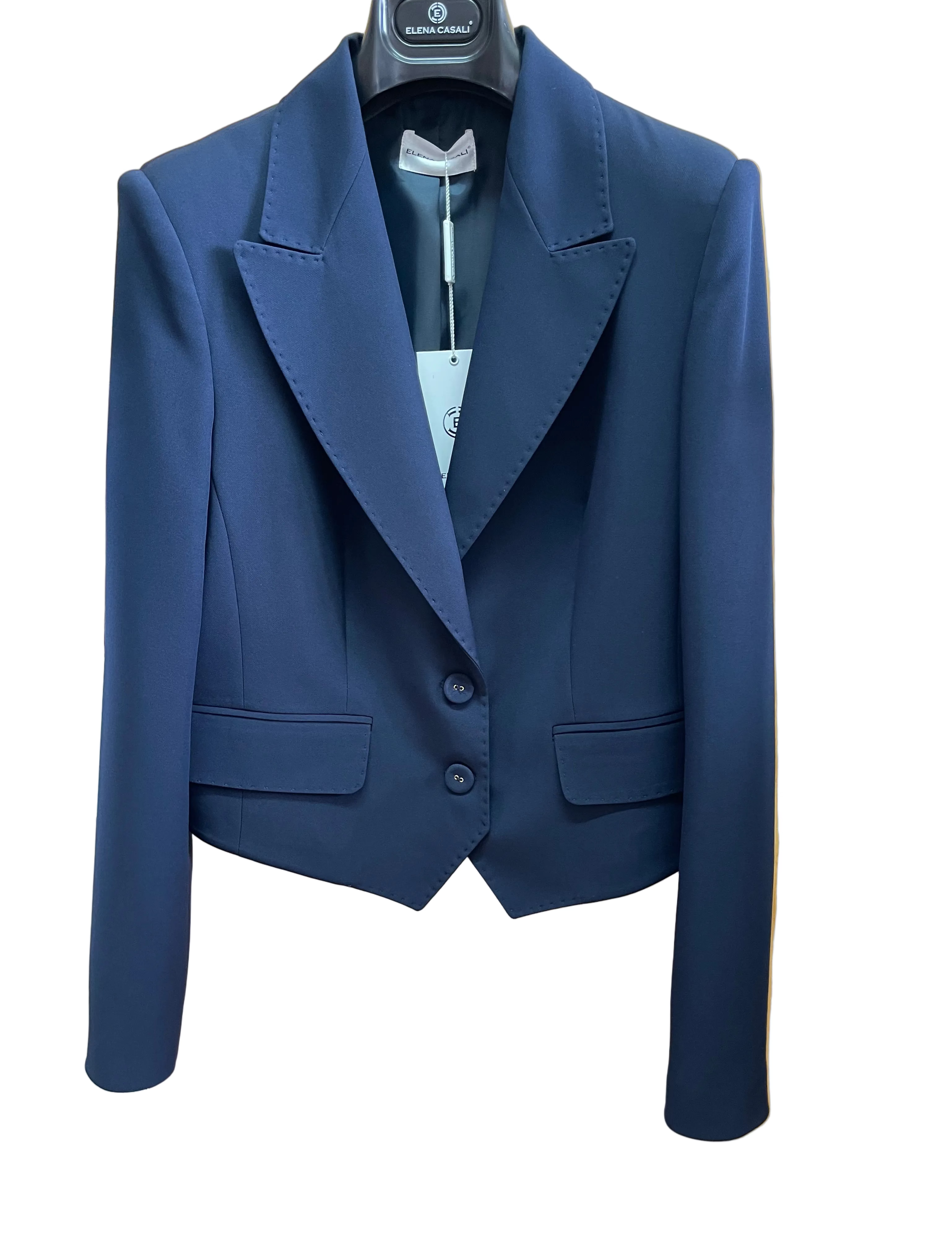 Tailleur con Giacca Corta e Pantaloni Palazzo – Completo Elegante Donna Moderno