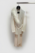 Tailleur con Piume Elegante – Completo Donna Glamour e Raffinato