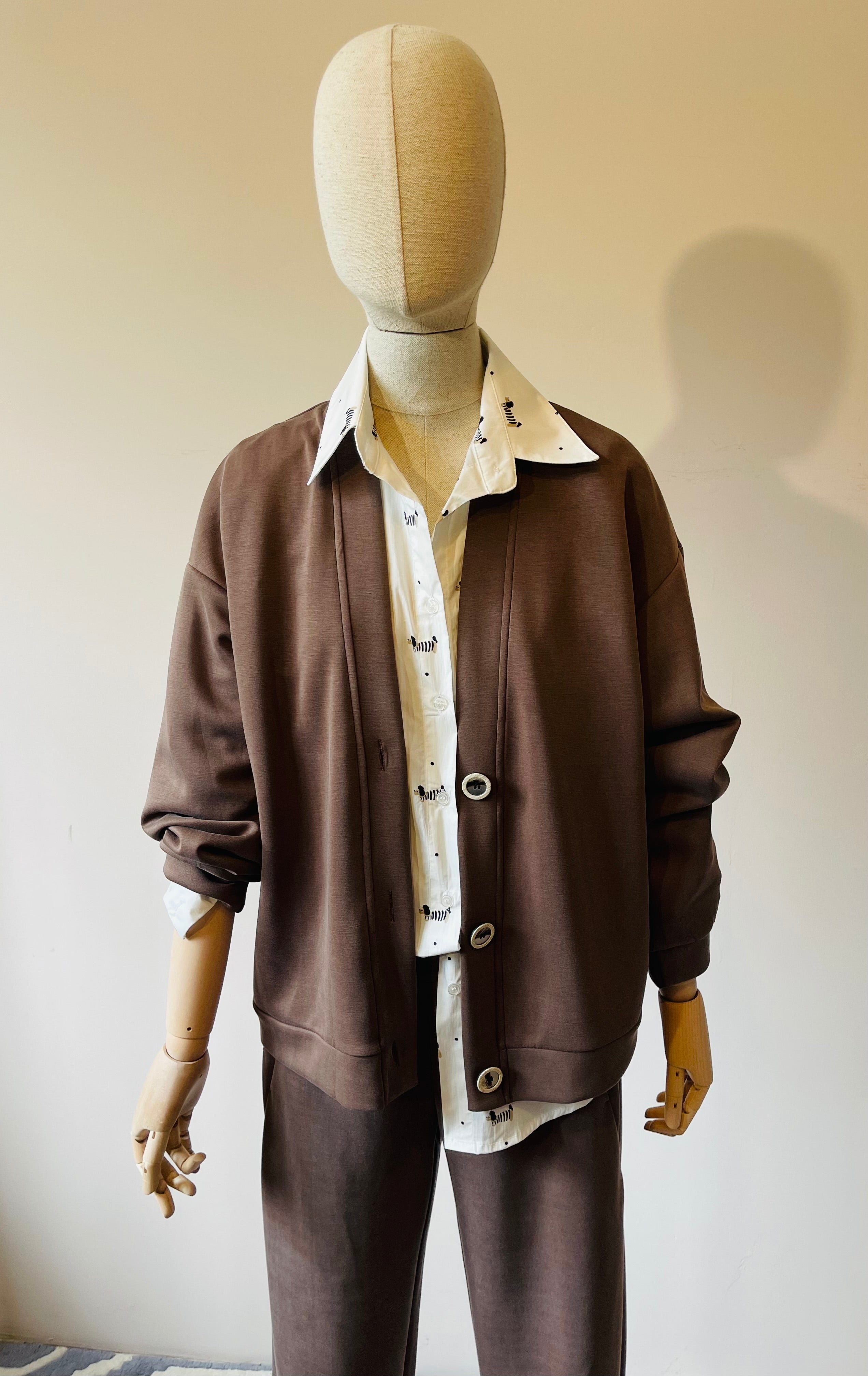 Tuta con Cardigan e Pantaloni Sigaretta – Completo Donna Elegante e Confortevole