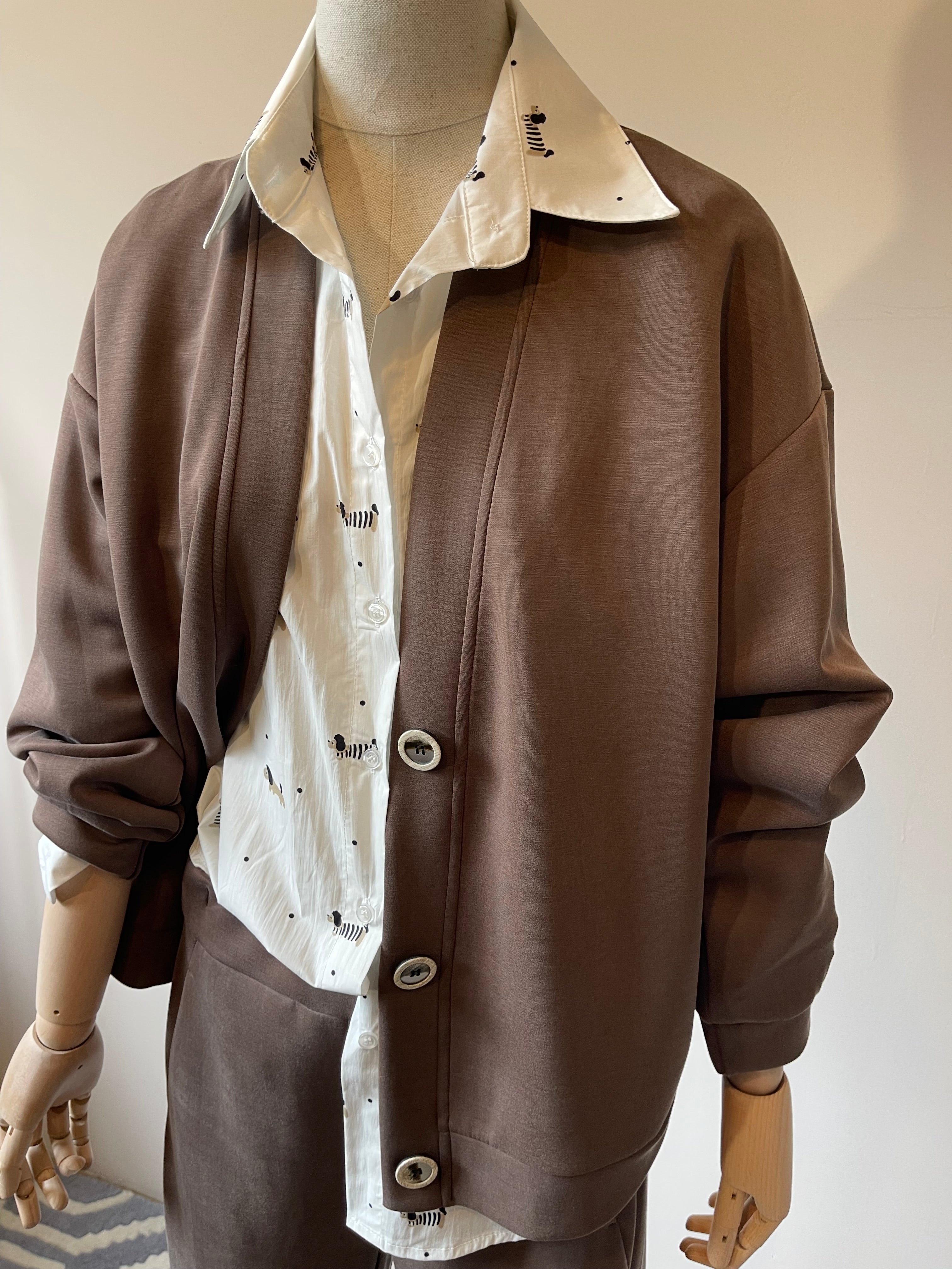 Tuta con Cardigan e Pantaloni Sigaretta – Completo Donna Elegante e Confortevole