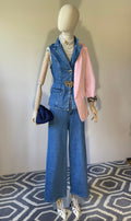 Completo in Denim con Gilet – Outfit Donna Casual Chic e di Tendenza