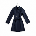 Trench Blu Lunghezza Media – Cappotto Elegante e Versatile da Mezza Stagione
