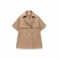 Trench a Cappa Oversize Senza Maniche – Eleganza Moderna e Stile Statement