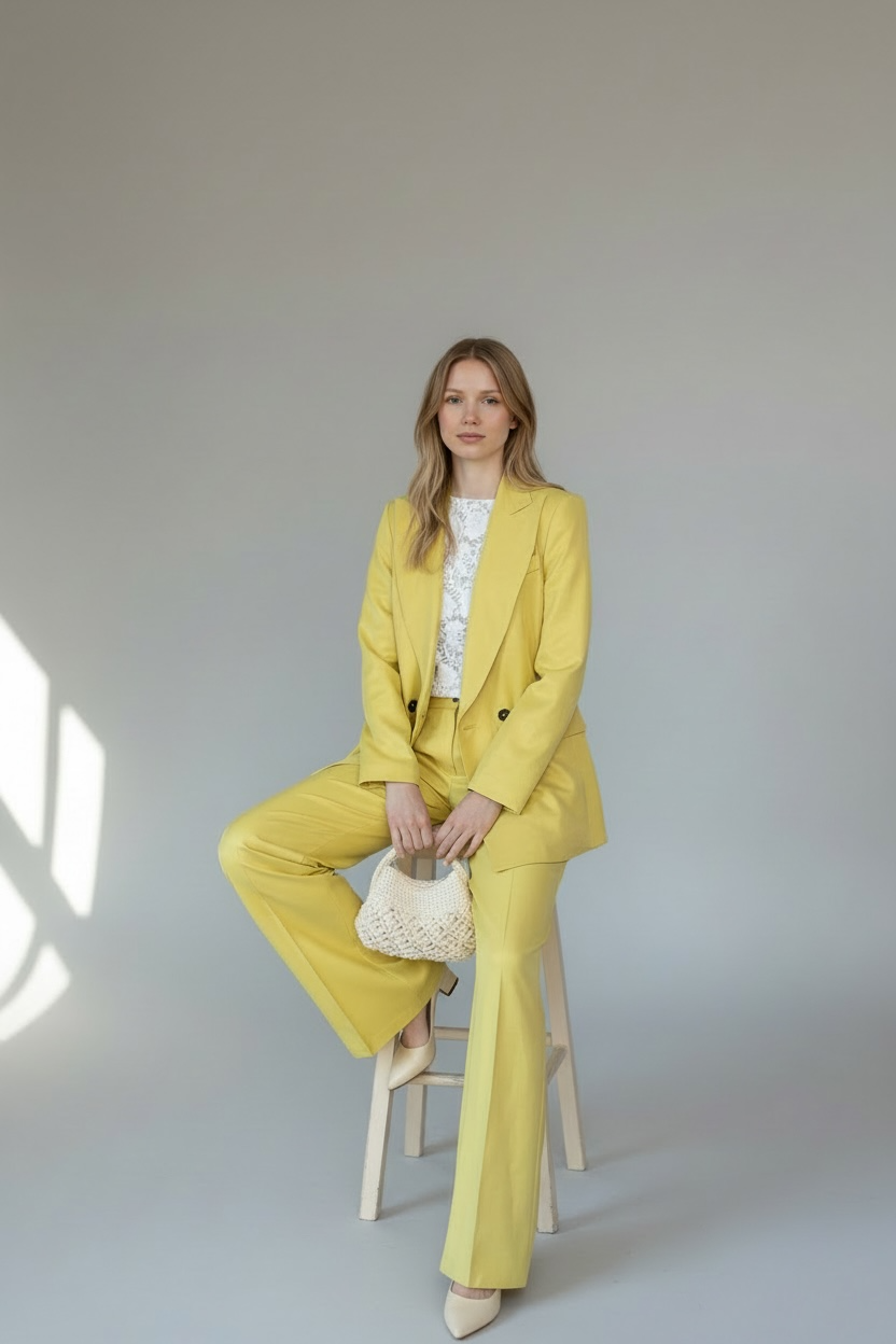 Tailleur Doppio Petto Elegante – Completo Donna Raffinato e Moderno