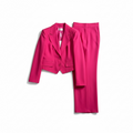 Tailleur con Giacca Corta e Pantaloni Palazzo – Completo Elegante Donna Moderno